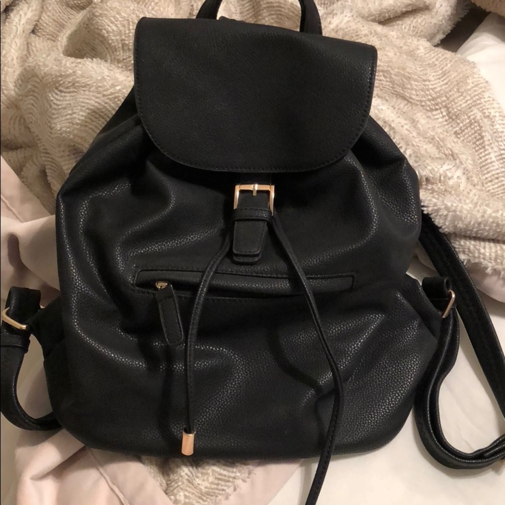 Black backpack (purse)